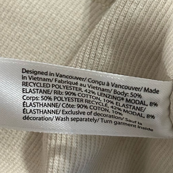 Lululemon Softstreme Ribbed Hem Pullover, Natural Ivory, 6 - Picture 6 of 6